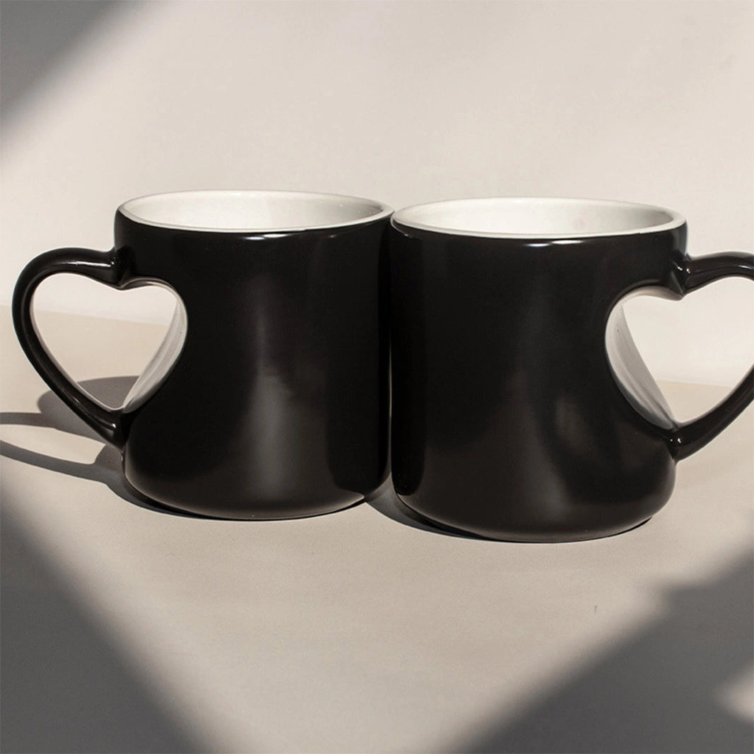 Magic Color Changing Heart Handle Mug – Heat Sensitive Coffee Cup