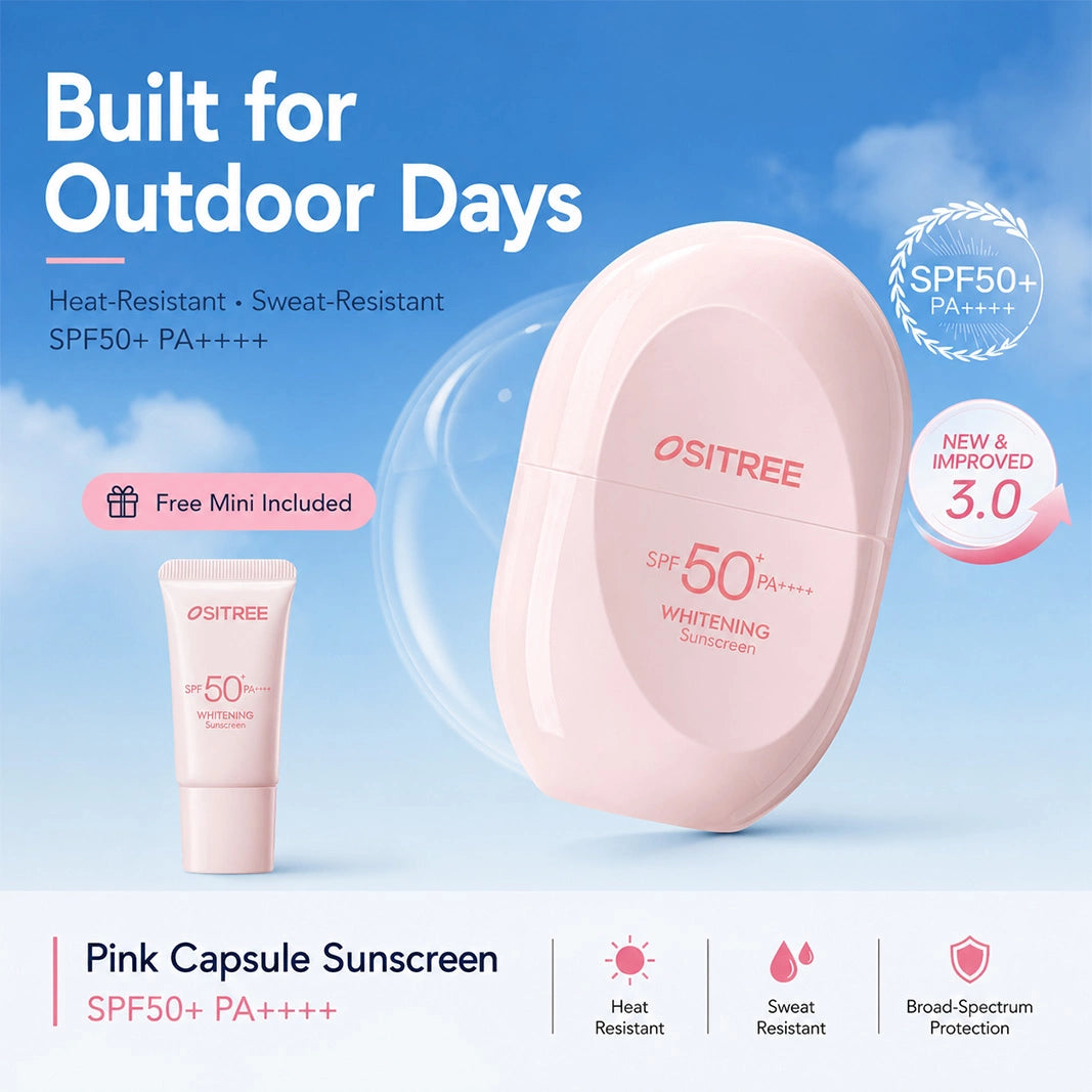 OSITREE SPF50+ PA++++ Sunscreen | Lightweight, Long-Lasting UV Protection for Daily & Outdoor Use