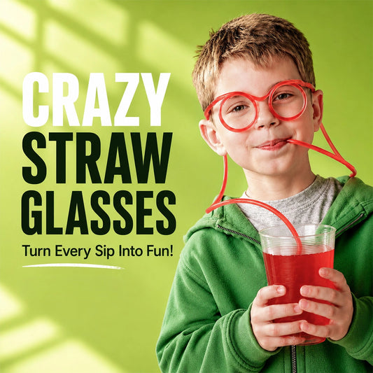 Crazy Straw Glasses – Turn Every Sip Into Fun!