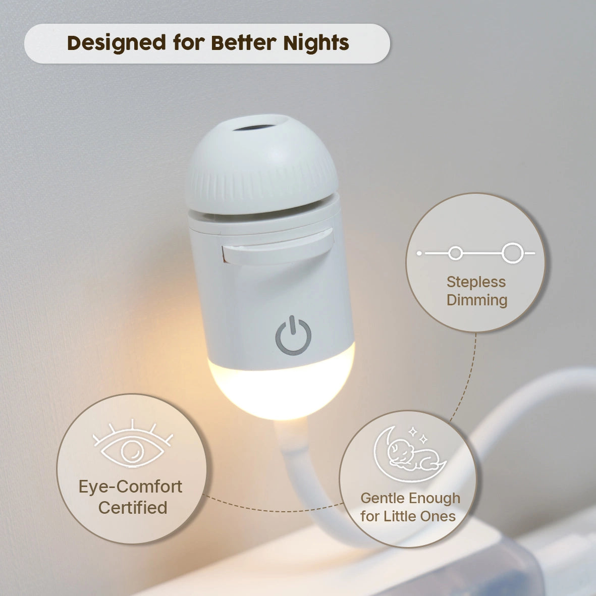 2-in-1 Galaxy Projector Night Light with 6 Projection Slides