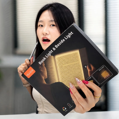 LED Reading Light for Books – Rechargeable Eye-Caring Book Lamp