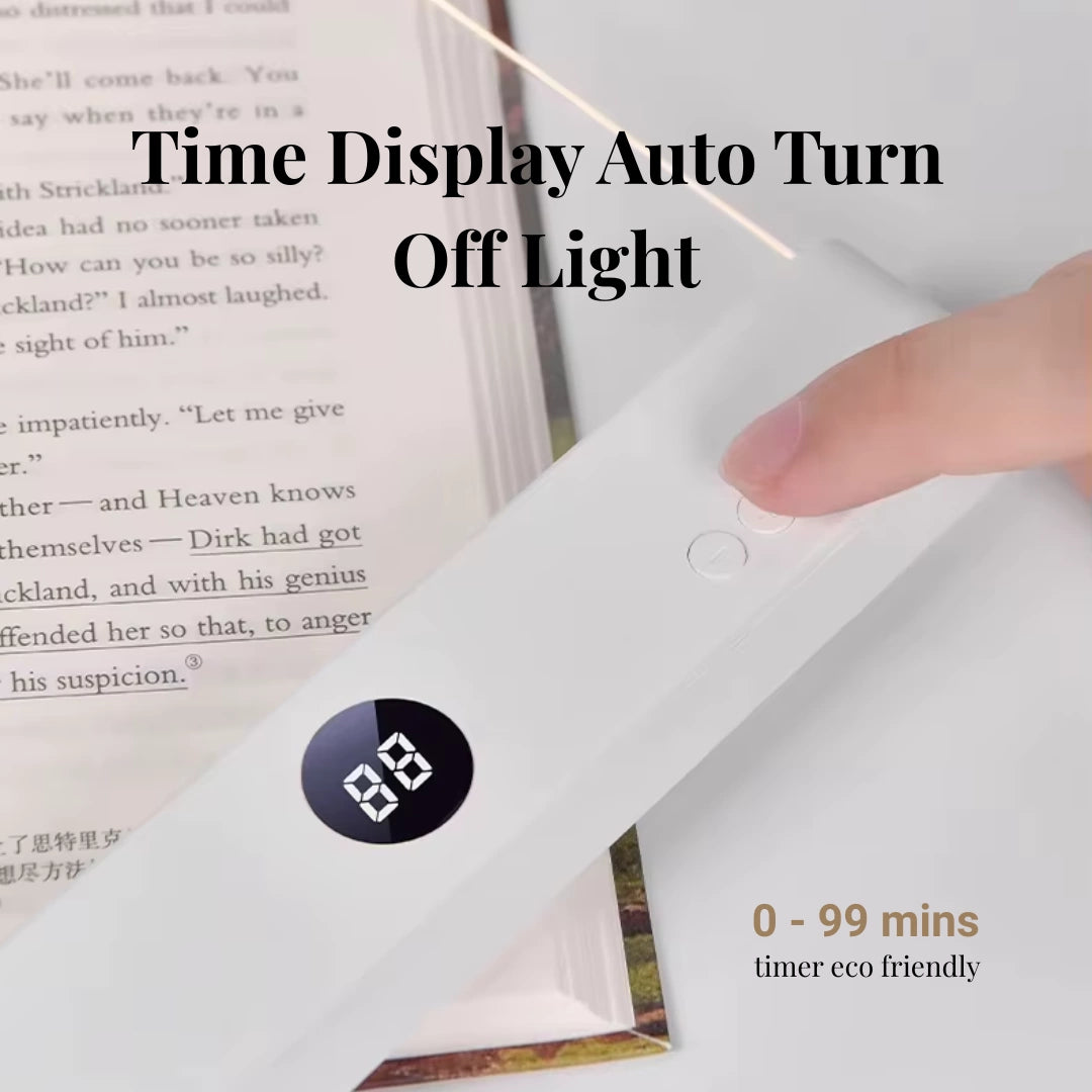 LED Reading Light for Books – Rechargeable Eye-Caring Book Lamp