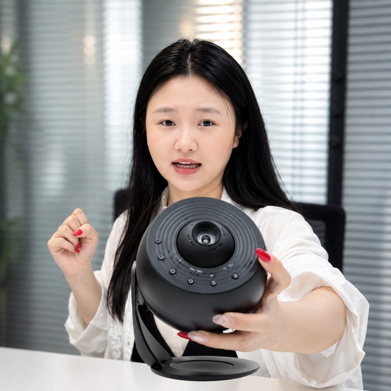 Planetarium Projector Pro | Galaxy Star Projector with 13 Projection Slides, Bluetooth & White Noise