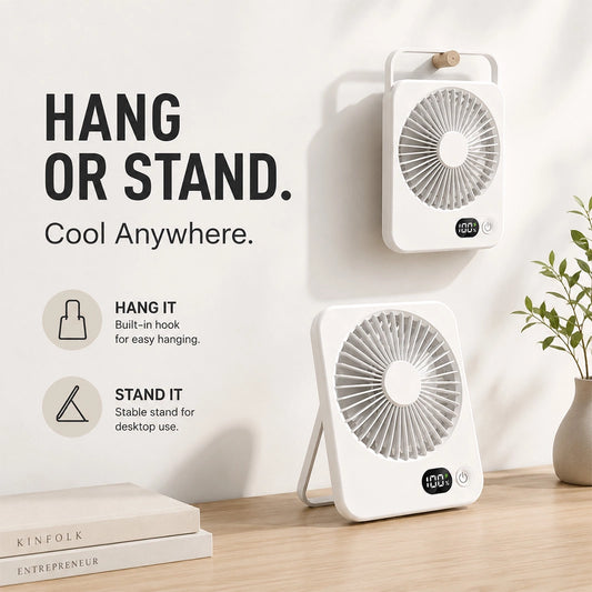 Portable 3-in-1 Desktop Fan