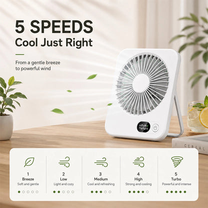 Portable 3-in-1 Desktop Fan