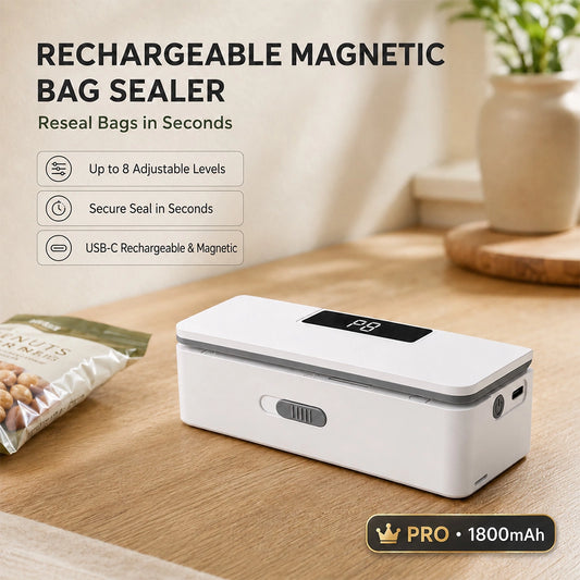 Rechargeable Magnetic Bag Sealer
