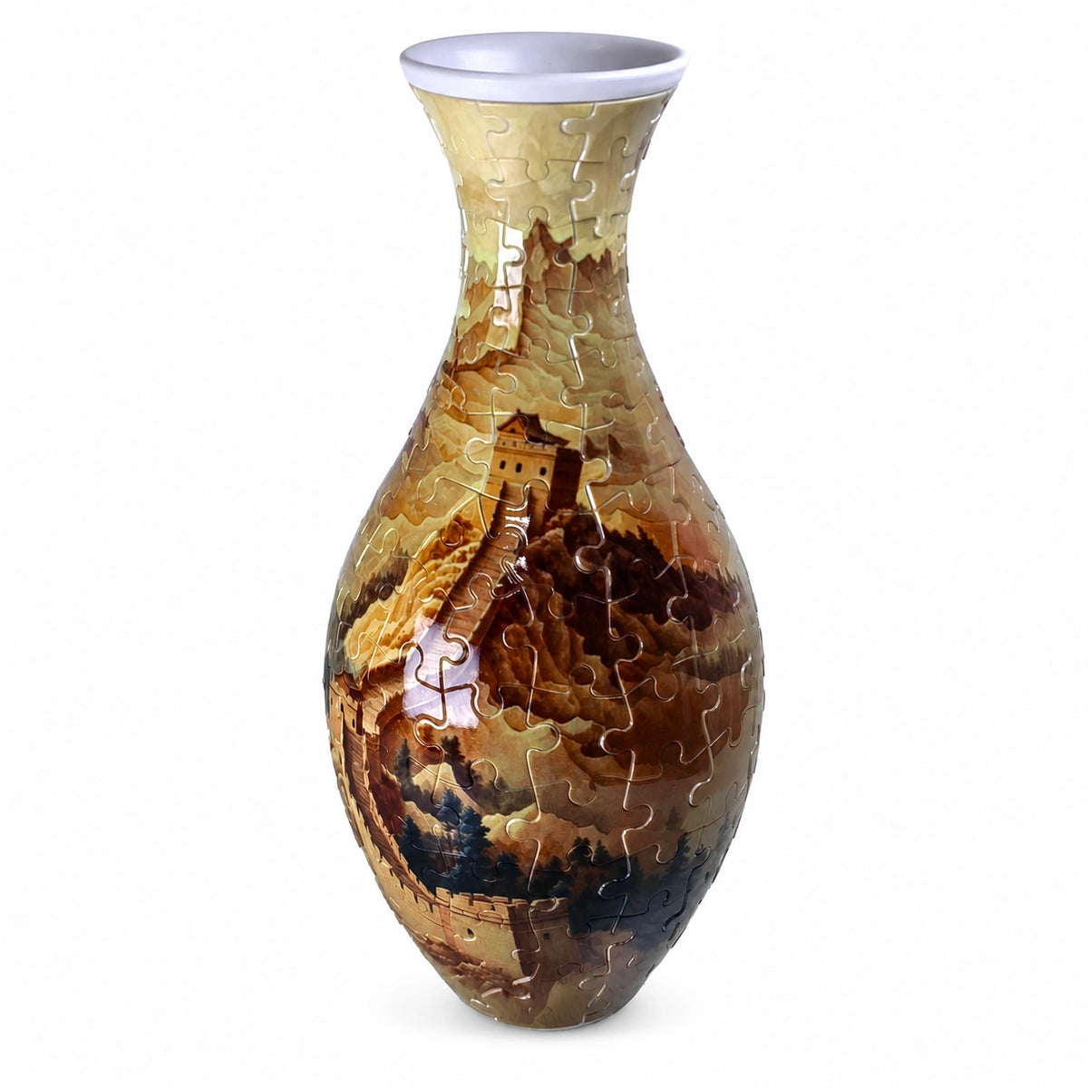 3D Puzzle Vase – Buildable Decorative Vase with 16 Artistic Designs
