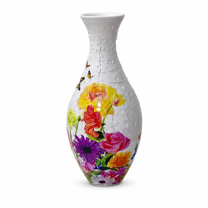 3D Puzzle Vase – Buildable Decorative Vase with 16 Artistic Designs