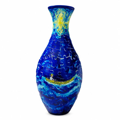 3D Puzzle Vase – Buildable Decorative Vase with 16 Artistic Designs