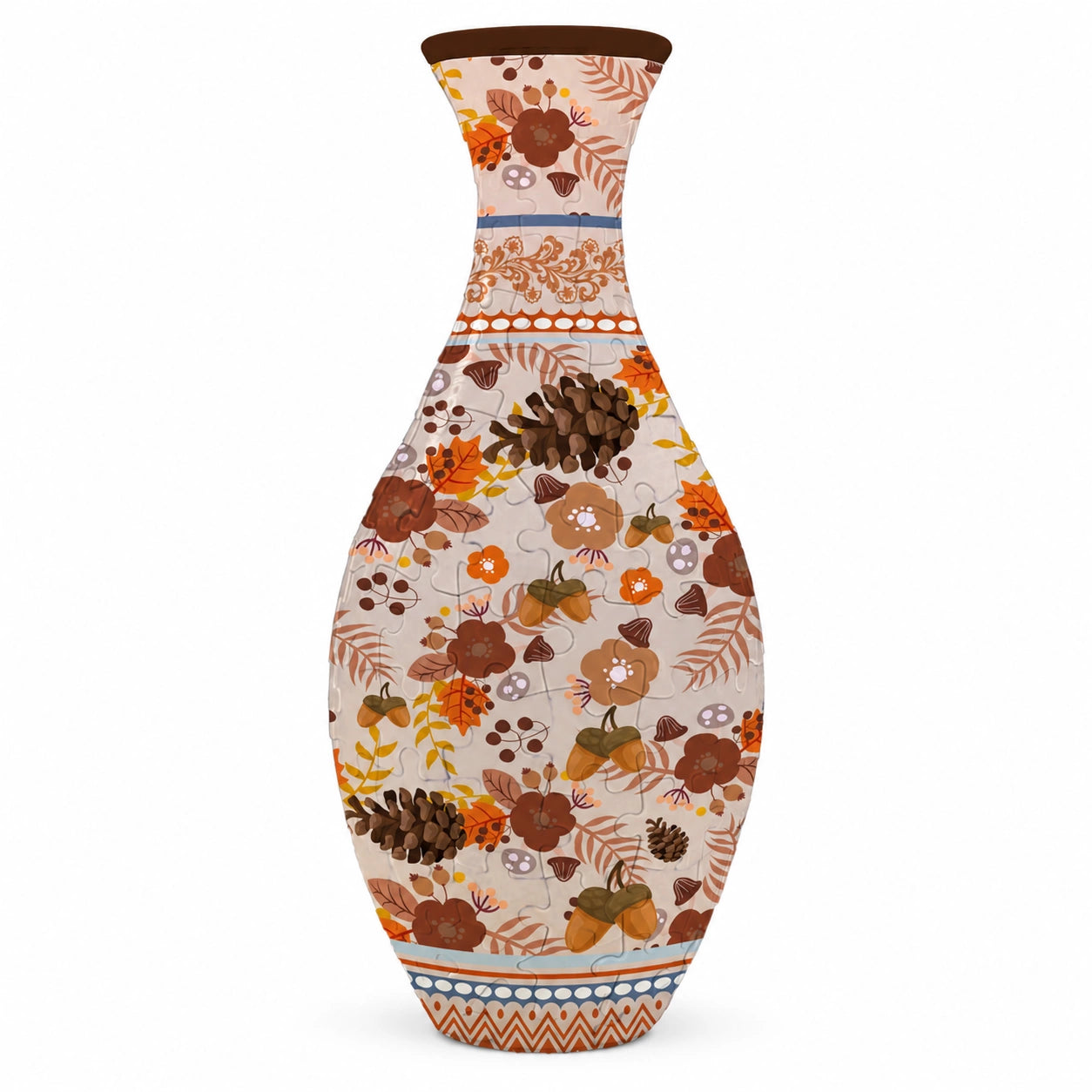 3D Puzzle Vase – Buildable Decorative Vase with 16 Artistic Designs