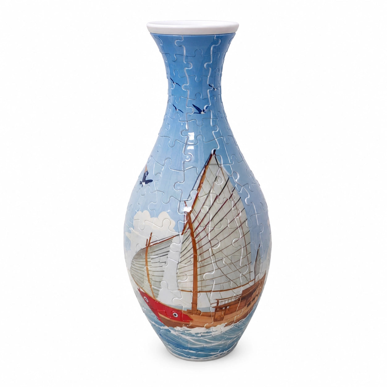 3D Puzzle Vase – Buildable Decorative Vase with 16 Artistic Designs