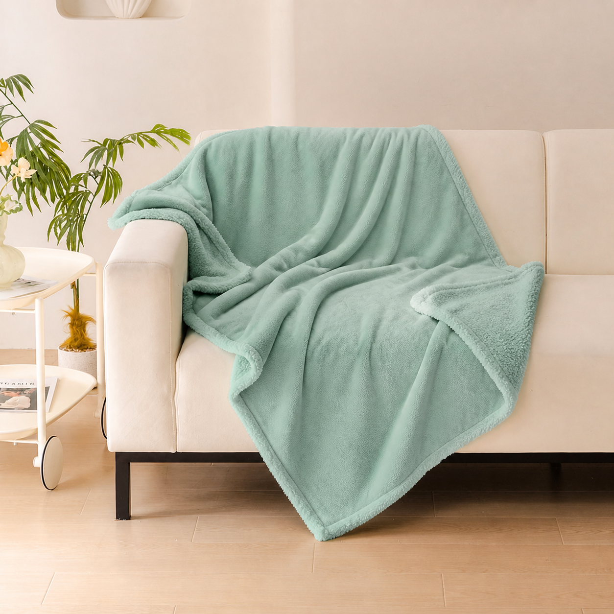 Waterproof Dog Blanket for Couch & Bed – Reversible Plush Pet Furniture Protector