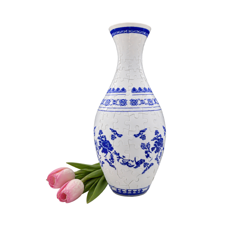 3D Puzzle Vase – Buildable Decorative Vase with 16 Artistic Designs