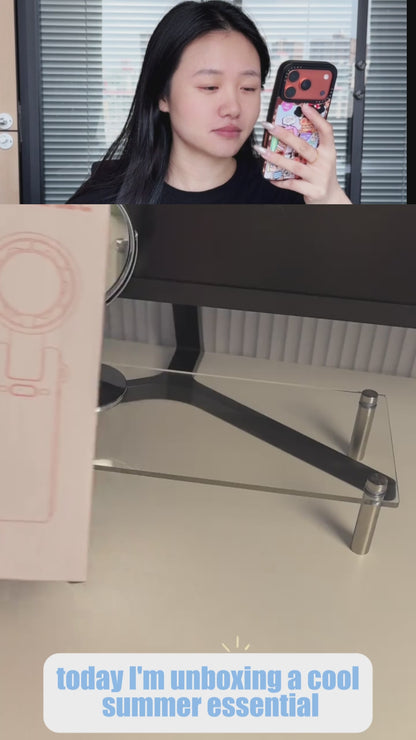 Portable Neck Fan with Digital Display