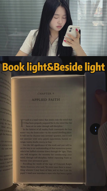 LED Reading Light for Books – Rechargeable Eye-Caring Book Lamp