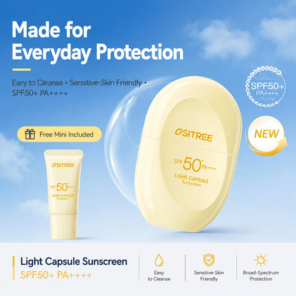 OSITREE SPF50+ PA++++ Sunscreen | Lightweight, Long-Lasting UV Protection for Daily & Outdoor Use
