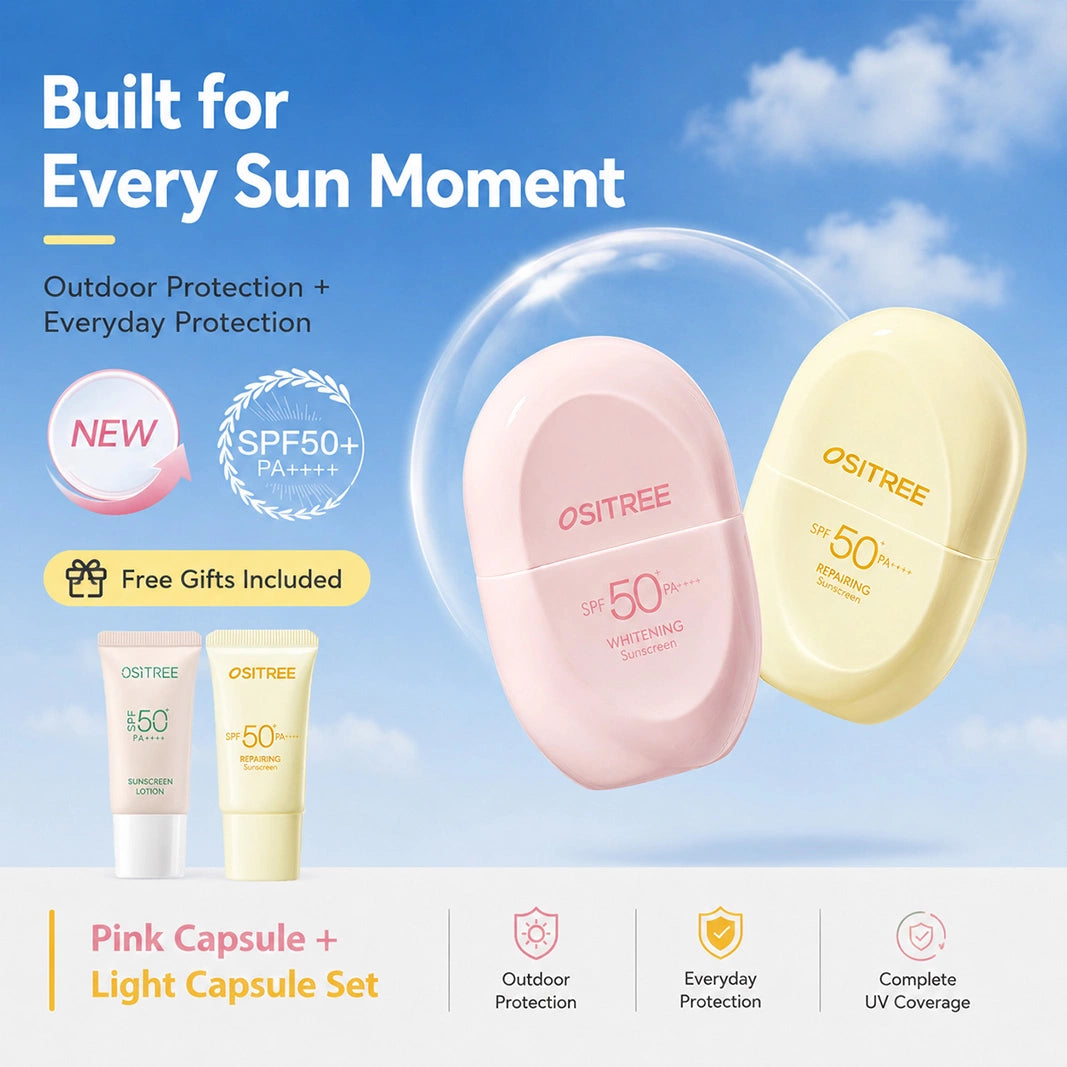 OSITREE SPF50+ PA++++ Sunscreen | Lightweight, Long-Lasting UV Protection for Daily & Outdoor Use